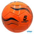 Orange Color Machine Stitched Football High Quality